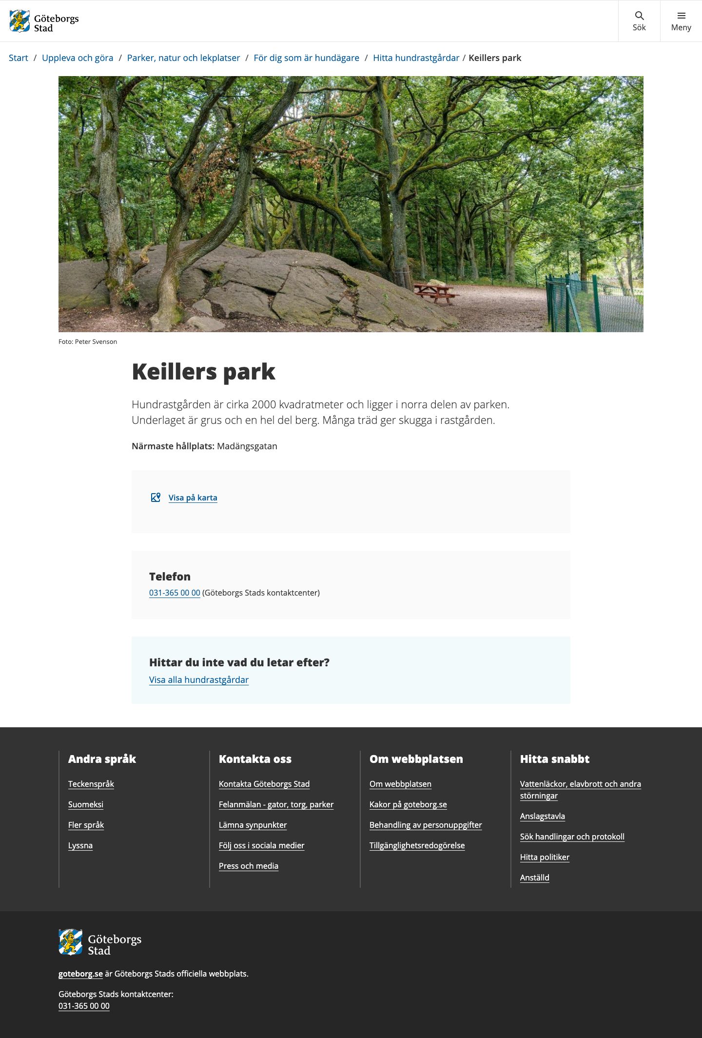 Keillers Park hundrastgård